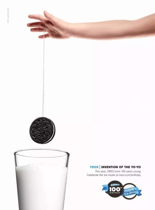 生活多奇妙,看看奧利奧的海報就知道